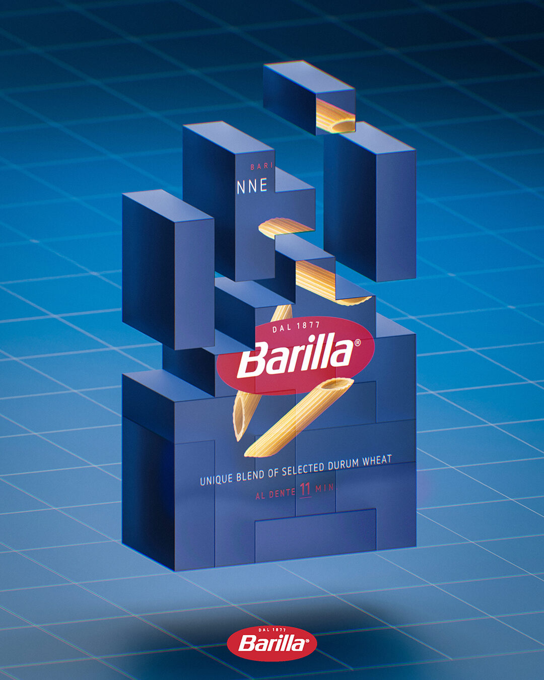 Barilla Tetris topical post