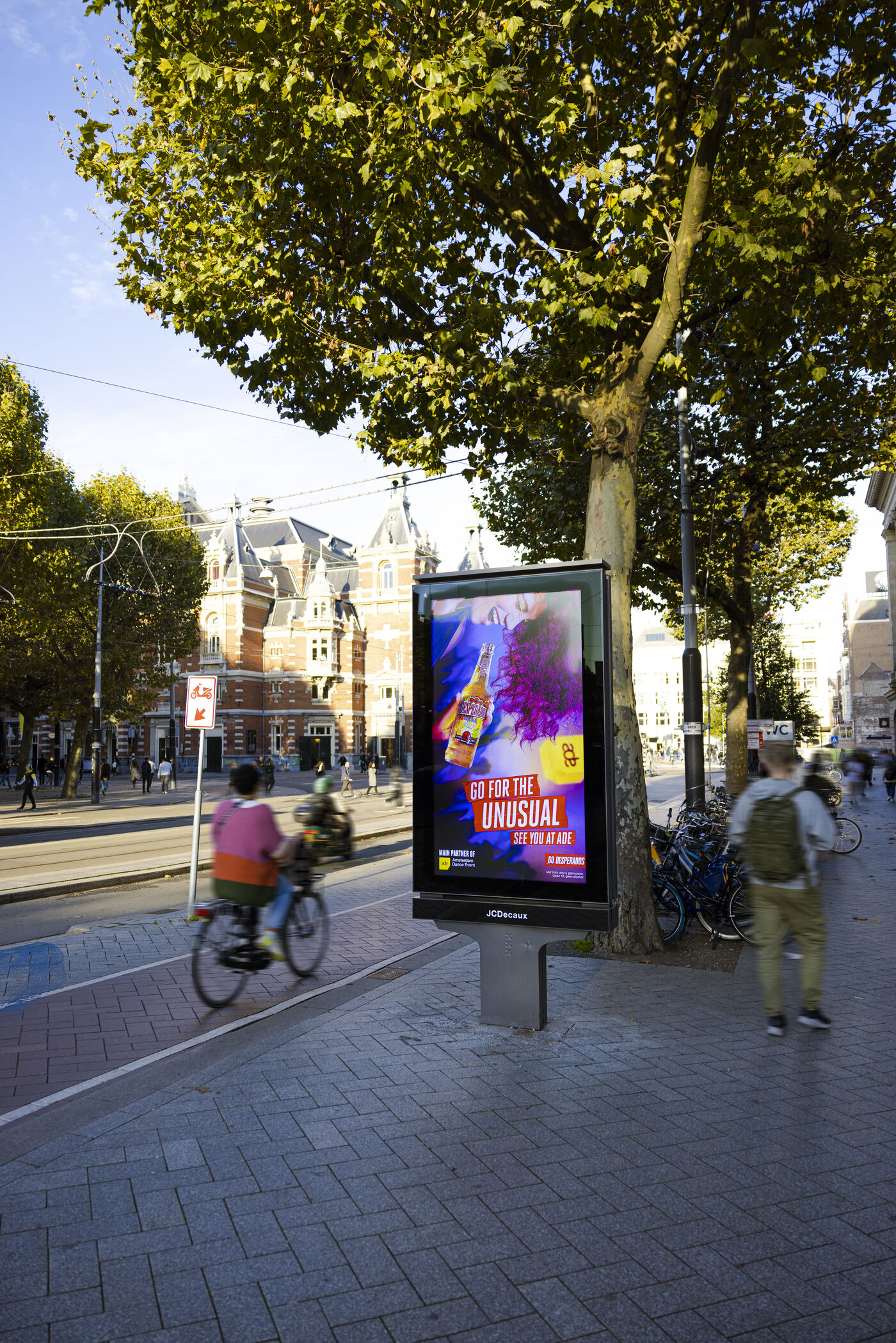 Street billboard near Museumplein