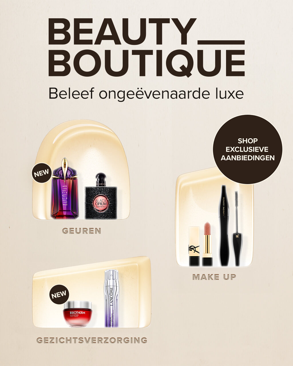 Portrait Beauty Boutique tile with fragrance, make-up and skincare niches