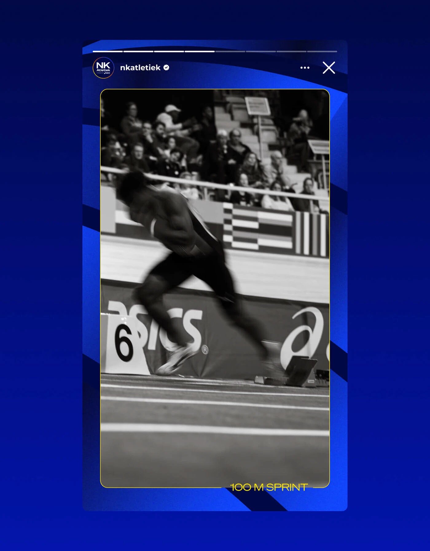 NK Atletiek Instagram story template