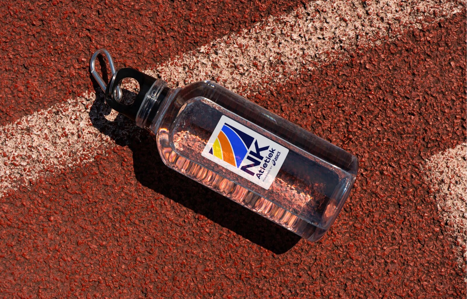 NK Atletiek branded water bottle